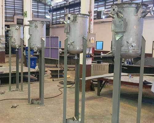 vessels, hoppers, sample hoods