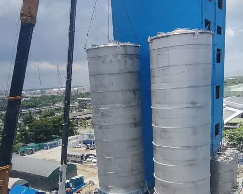silos, installed, installation