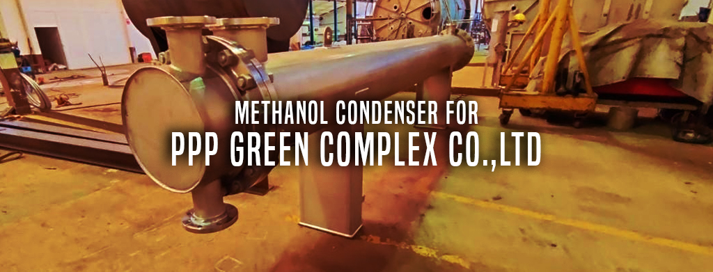 methanol, condenser
