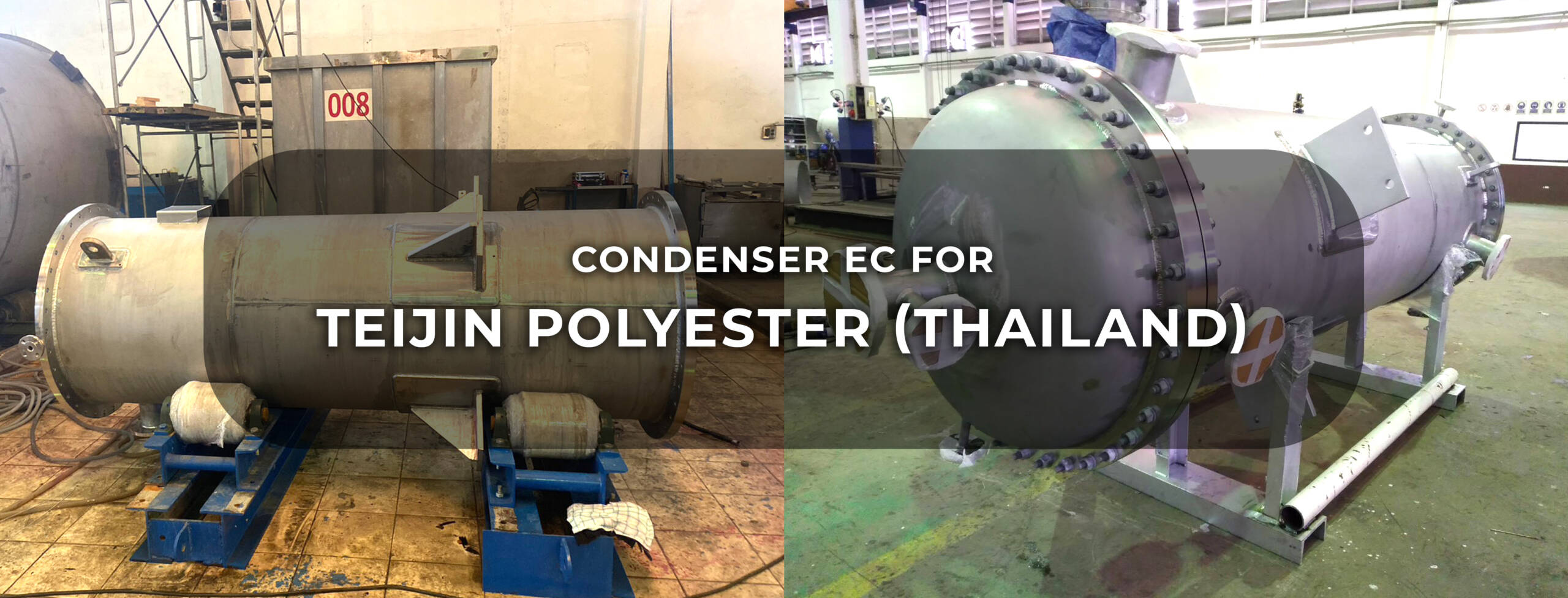 Condenser EC for Teijin Polyester