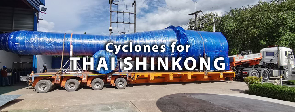Cyclones for Thai Shinkong Industry Corporation