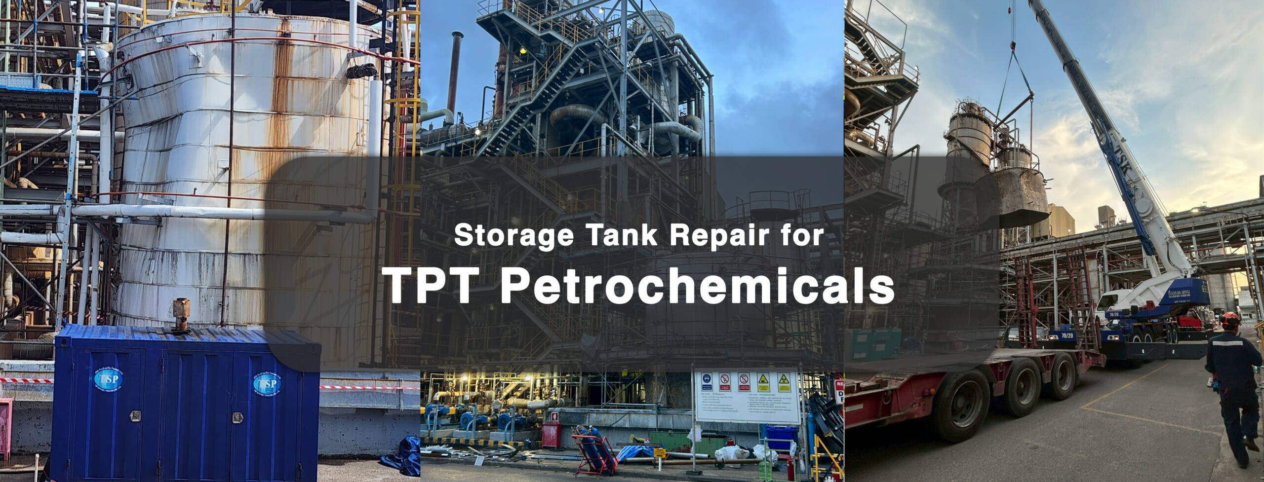 Storage Tank Repair for TPT Petrochemicals